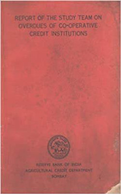 Report Of The Study Team On Overdues Of Co-Operative Credit Institutions(Hardcover, RBI)