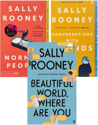 3 Book Combo - Normal People, Conversation With Friends, Beautiful World ,Where Are You(Paperback, Sally Rooney)