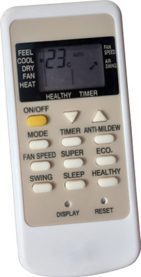 Axelleindia Infrared Compatible Replacement VE135 AC Rem ote For WHIRLPOOL, IFB AC Remote Controller(White)