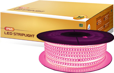 Wipro 1 LEDs 50 m Pink Steady Strip Rice Lights(Pack of 1)