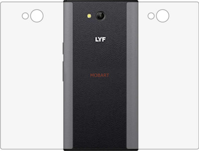 MOBART Back Screen Guard for LYF WIND 4 (Matte Finish)(Pack of 2)