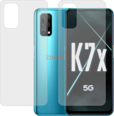 ZINGTEL Back Screen Guard for OPPO K7X 5G (Matte Finish)(Pack of 2)
