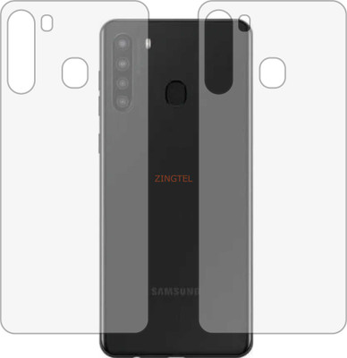 ZINGTEL Back Screen Guard for SAMSUNG GALAXY A21(Pack of 2)