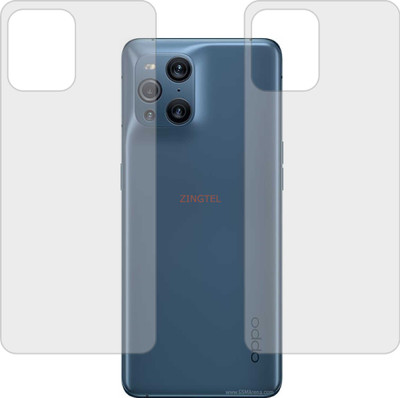 ZINGTEL Back Screen Guard for OPPO FIND X3 PRO (Matte Finish)(Pack of 2)