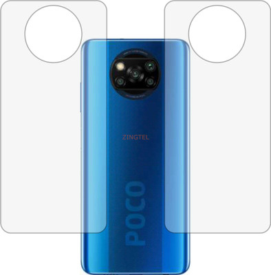 ZINGTEL Back Screen Guard for XIAOMI MI POCO X3 (Matte Finish)(Pack of 2)