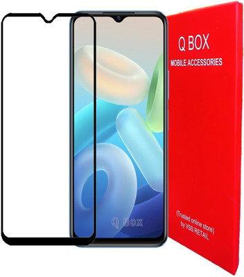 Q Box Edge To Edge Tempered Glass for Vivo Y75 5G(Pack of 1)