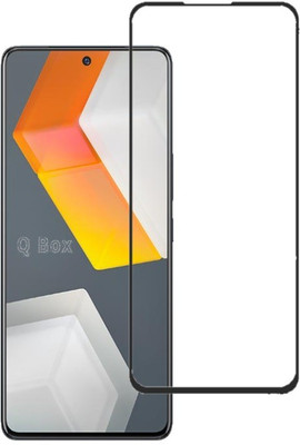 Q Box Edge To Edge Tempered Glass for Vivo IQOO 9(Pack of 1)