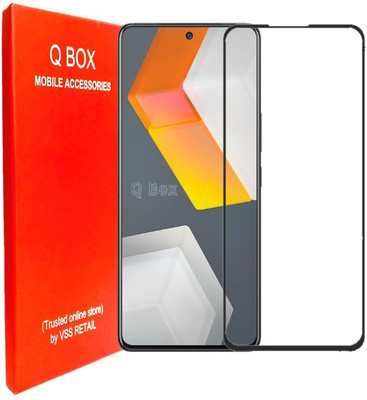 Q Box Edge To Edge Tempered Glass for Vivo IQOO 9(Pack of 1)