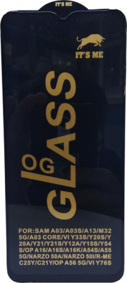 Covers Eclat Mobitech LLP Edge To Edge Tempered Glass for Realme C25Y(Pack of 1)