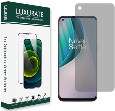 LUXURATE Edge To Edge Tempered Glass for OPPO A96(Pack of 1)