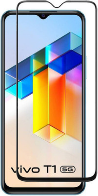 VJS Edge To Edge Tempered Glass for VIVO T1 5G(Pack of 1)