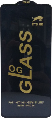 Covers Eclat Mobitech LLP Edge To Edge Tempered Glass for Oppo Reno 7 Pro (5G)(Pack of 1)