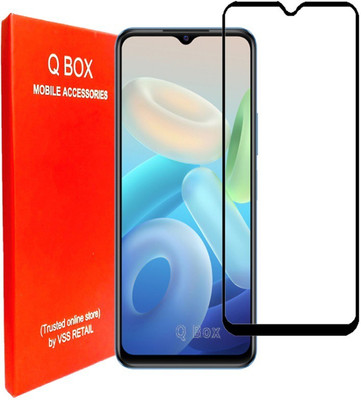 Q Box Edge To Edge Tempered Glass for Vivo Y33T(Pack of 1)