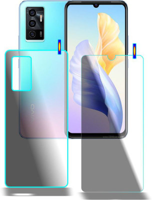 PONDRIK Front and Back Screen Guard for VIVO V23E 5G, VIVO V23e(Pack of 2)