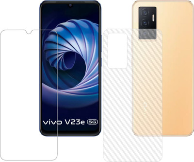 Vatsin Front and Back Tempered Glass for ViVO V23e 5G(Pack of 2)