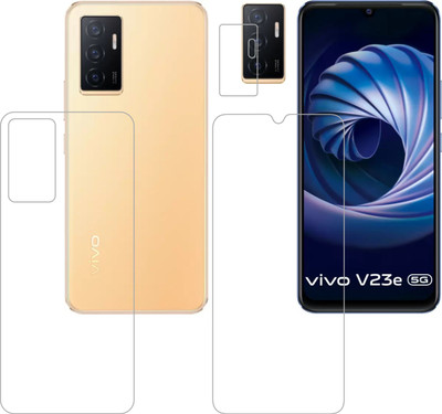 Vatsin Front and Back Tempered Glass for ViVO V23e 5G(Pack of 3)