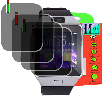 hirdesh Screen Guard for DZO9 SMART WATCH(Pack of 4)