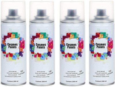 Cosmos Paints Lacquer Spray Paint-400ML (Pack of 4) Lacquer Spray Paint 1600 ml(Pack of 4)