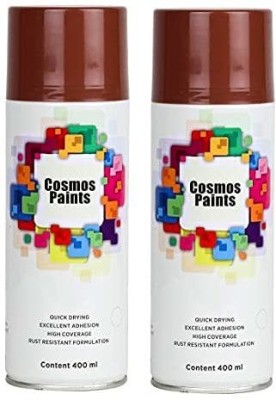 Cosmos Paints Light Brown Spray Paint 800 ml(Pack of 2)
