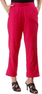 Tarun Enterprises Regular Fit Women Pink Trousers