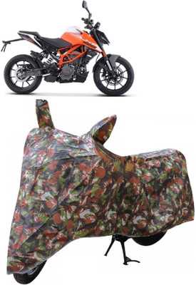 ANTOFY Two Wheeler Cover for KTM(125 Duke BS6, Multicolor)