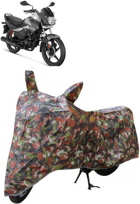 AutoKick Two Wheeler Cover for Hero(Passion Plus, Multicolor)