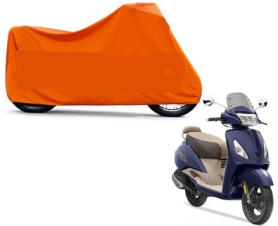 geetaecom Two Wheeler Cover for TVS(Jupiter, Orange)