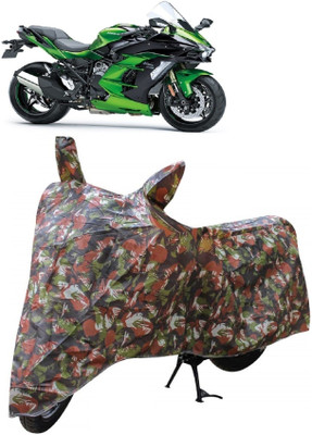 ANTOFY Two Wheeler Cover for Kawasaki(Ninja H2 SX, Multicolor)