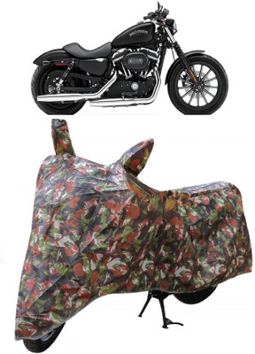 AutoKick Two Wheeler Cover for Harley Davidson(Iron 883, Multicolor)