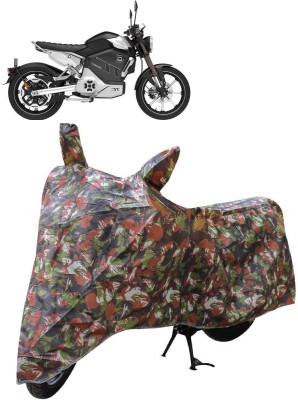 AutoKick Two Wheeler Cover for Revolt(RV Cafe Racer, Multicolor)