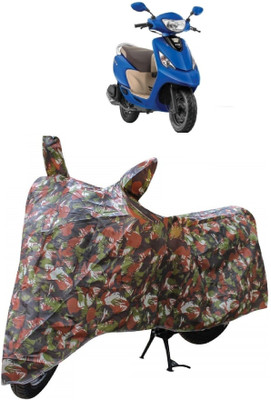 AutoKick Two Wheeler Cover for TVS(Zest 110, Multicolor)