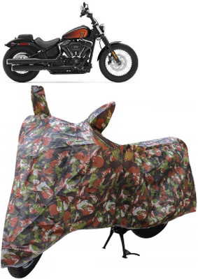 ANTOFY Two Wheeler Cover for Harley Davidson(Street Bob, Multicolor)
