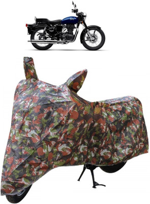 AutoKick Two Wheeler Cover for Royal Enfield(Bullet Electra Twinspark, Multicolor)