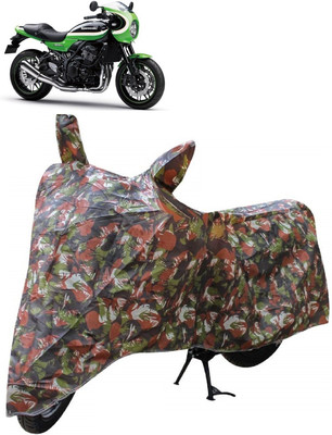 Autoprime Two Wheeler Cover for Kawasaki(Z900 RS Cafe Racer, Multicolor)