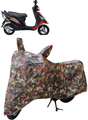 ANTOFY Two Wheeler Cover for TVS(Scooty Streak, Multicolor)