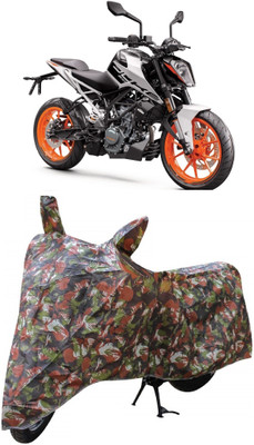 AutoKick Two Wheeler Cover for KTM(Duke 200, Multicolor)