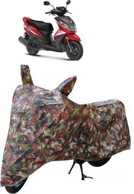 Autoprime Two Wheeler Cover for Yamaha(Ray Z, Multicolor)