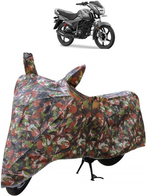 ANTOFY Two Wheeler Cover for TVS(Victor GLX, Multicolor)