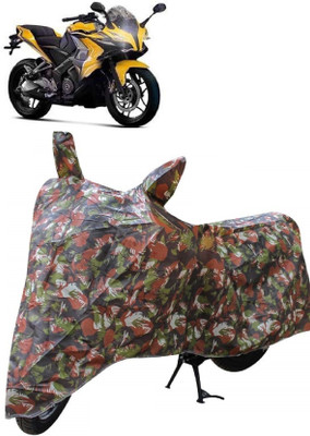 AutoKick Two Wheeler Cover for Bajaj(Pulsar SS400 BS6, Multicolor)