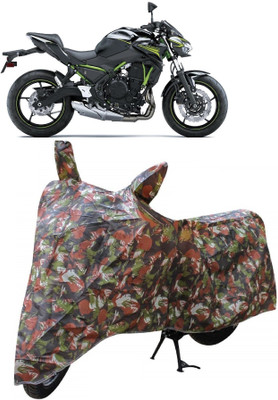 ANTOFY Two Wheeler Cover for Kawasaki(Z650 BS6, Multicolor)