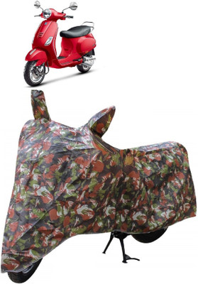 AutoKick Two Wheeler Cover for Vespa(VXL 125 BS6, Multicolor)