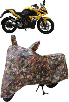 Autoprime Two Wheeler Cover for Bajaj(Pulsar SS400, Multicolor)
