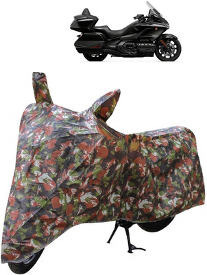 AutoKick Two Wheeler Cover for Honda(Gold Wing, Multicolor)