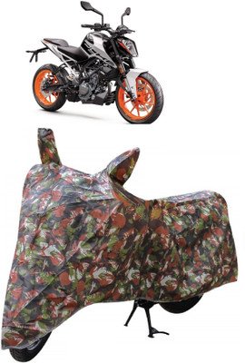 ANTOFY Two Wheeler Cover for KTM(200 Duke, Multicolor)