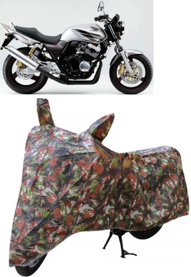 ANTOFY Two Wheeler Cover for Honda(CB 400, Multicolor)