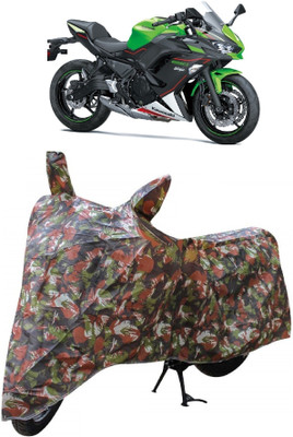 AutoKick Two Wheeler Cover for Kawasaki(Ninja 650, Multicolor)