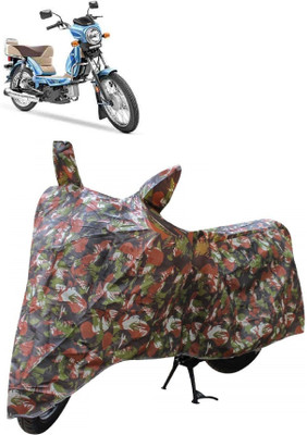 ANTOFY Two Wheeler Cover for TVS(Luna, Multicolor)