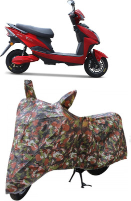 Autoprime Two Wheeler Cover for Techo Electra(Raptor BS6, Multicolor)
