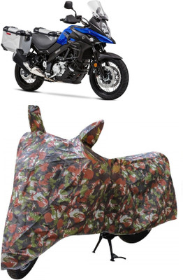 ANTOFY Two Wheeler Cover for Suzuki(V Strom 650, Multicolor)