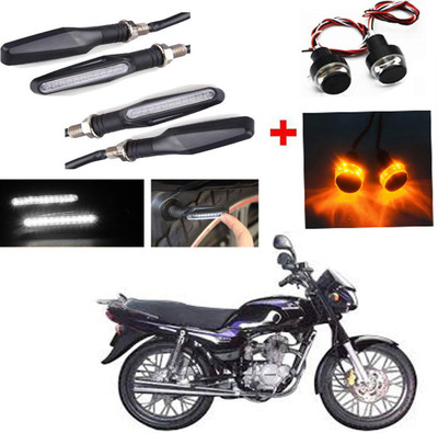 RWT Side LED Indicator Light for Bajaj Caliber(White, Yellow)